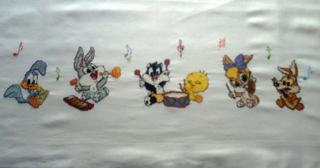 mod.25 x lettino 50,00€ / federa ricamata 4,00€