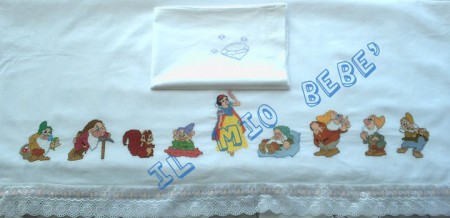 mod.29 x lettino 70,00€ / federa ricamata 4,00€ 