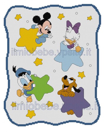 copertina Disney versione con paperina mis.140x190 prezzo 5,00€